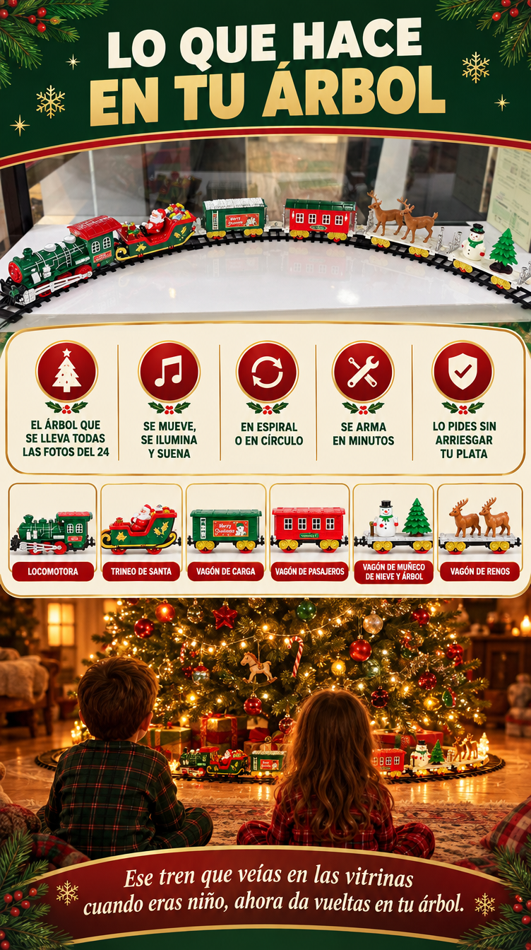 Tren Navideño 6606B