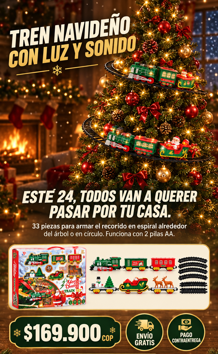 Tren Navideño 6606B